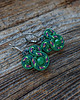kolczyki soutache Malutkie  zielone kolczyki sutasz 1