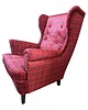 fotele Fotel uszak Szkocja we wzory, patchwork, welurowy 8