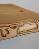 półki Półka drewniana wisząca na ścianę z żywą krawędzią grubość 38 mm 8