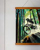 plakaty Forest biker  - plakat rowerowy 50x70 cm 3