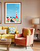 plakaty Tokio Japonia - panorama z Tokyo Tower - plakat fine art 1