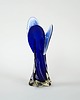 wazony Wazon kobaltowy, szkło Murano, włoski design, lata 60, produkcja: Włochy 2