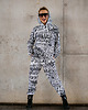 bluza z kapturem damska Damska Bluza Expres Zamek DR.CROW Graffiti bw 1