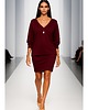 bluzki kimonowe damskie Bluzka burgund YY500026 2