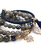 bransoletki z kamieni naturalnych Dark blue and grey vol. 12 - set /26.09.24/ 4