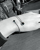 bransoletki wire wrapping Srebrna bransoletka z karborundem 5