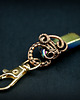 breloki Brelok wire wrapping z kwarcem tytanowym 3