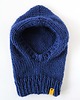 czapki damskie Balaclava wełniana czapka kominiarka z wełny peruwiańskiej WOOLY ultramaryna 3