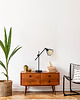 lampy stołowe Czarna lampka biurkowa z regulowanym ramieniem MUBI LOFT w stylu loft 1