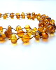 korale Bursztynowy naszyjnik na lince. 4