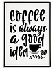 plakaty Plakat motywacyjny z napisami COFFEE 2