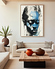 plakaty Plakat Portret niebieski 3
