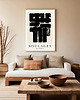 plakaty Plakat Soulages Eau Forte XB 2