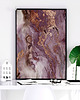 plakaty Plakat Tryptyk Marmurowy Blask Fioletu 1