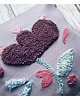 poduszki plecione Poduszka kwiaty punch needle boho natural 3