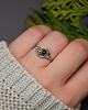 pierścionki - różne Pierścionek unikatowy ametyst wire wrapping 4