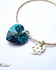 bransoletki wire wrapping Nitka heart BB- bransoletka 1