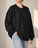 bluza bez kaptura damska Bluza damska 1 z 2 oversize z dużą kieszenią i surowym wykończeniem 1