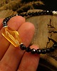 bransoletki z kamieni naturalnych Bransoleta Amulet Sukcesu i Ochrony - Cytryn Turmalin Srebro 1