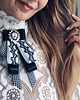 broszki Brosza/ Krawat z  kryształem w stylu Glamour 11