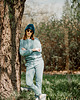 czapki damskie Czapka Alpaca Petrol Beanie 1