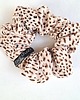 gumki do włosów Gumka scrunchie " panterka beż " 1