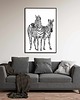 grafiki i ilustracje Zebry 50x70 1