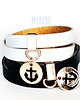 bransoletki skórzane marine white 4