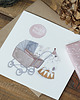 kartki okolicznościowe - wydruki Kartka na narodziny dziecka HELLO WORLD 1