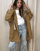 kurtki damskie Kurtka parka z kapturem Camel 3
