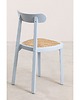 krzesła Krzesło Drewniane Retro z Plecionką Wiedeńską Błękitne 2