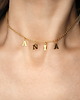 chokery Choker ozdobiony literkami WYBIERZ DOWOLNE IMIĘ! 1