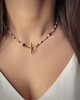 naszyjniki - inne Naszyjnik Znak Zodiaku Bliźnięta Pozłacany Toggle 7
