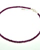 chokery Choker Naszyjnik krótki Rubin Kamień naturalny 1