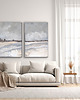 obrazy Duży dyptyk - 2 obrazy w neutralnych kolorach, 120x160 cm GOTOWY DO WYSYŁKI 3