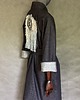 płaszcze damskie Kimono długie jeans z paskiem oko patchwork frędzle. 3
