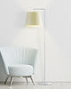lampy podłogowe Stylowa lampa podłogowa do salonu RIJAD 1
