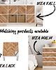 meble do pokoju dziecka Naklejki na stolik Ikea LATT oraz krzesełka mapa świata 2
