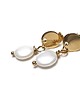kolczyki pozłacane Kolczyki pozłacane Pearls /white/ perły naturalne vol. 8 2