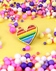 przypinki Pins "Tęczowe Serce LGBT" 1