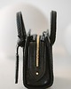 torby na ramię Charm bag - skórzana torebka - czarna - tłoczona 6