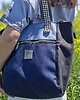 torby na ramię Niebiesko czarna torba Shopper z nubuku Idaho 5