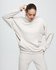 bluza z kapturem damska Bluza hoodie STUDIO Bianco damska 2