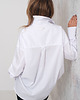 koszule damskie  Biała koszula z drapowaniem LILIA 3