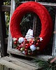 wianki bożonarodzeniowe Przyjaciele - Czerwony Wianek świąteczny 3