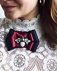 broszki Brosza  czerwona  LOVE.  New collection 11