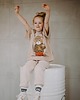 t-shirty dla chłopców T-shirt oversize Snoop Teddy beige 1