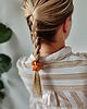 gumki do włosów Gumka jedwabna, scrunchie, frotka sweet apricot MINI 1