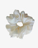 gumki do włosów Gumka jedwabna, scrunchie, frotka white lotus MAXI 2
