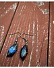 kolczyki z żywicy Kolczyki z lapis lazuli 1